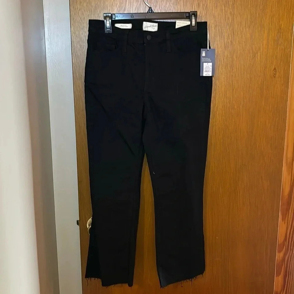 Universal Thread Black Vintage Stretch Ankle Bootcut Size 6 NWT